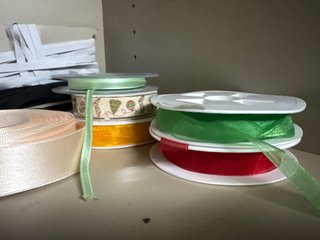 Kit de costura hilos y cintas