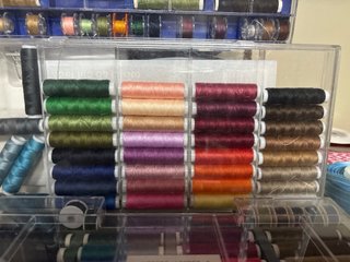 Kit de costura hilos y cintas