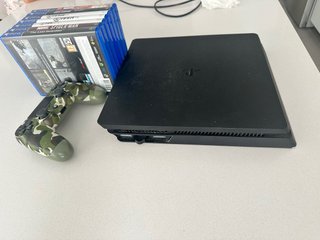 PS4 (PlayStation 4) + Mando + 7 Juegos
