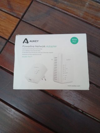 Adaptador Powerline AUKEY 500M PLC