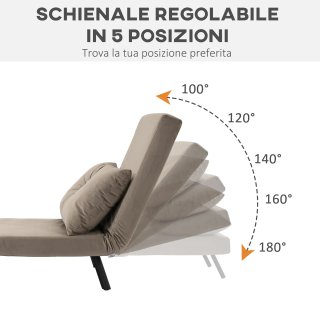 Sillón cama convertible tapizado 3 en 1 con respal
