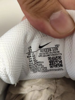 T46 Nike V5 RNR Azul Blanco