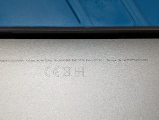 MacBook Pro 13 A1989 8GB 512GB SSD