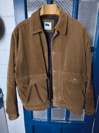 Chaquetón de pana marrón