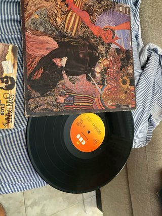 Vinilo Santana abraxas y single regalo