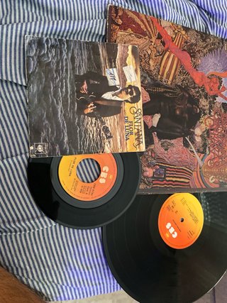 Vinilo Santana abraxas y single regalo