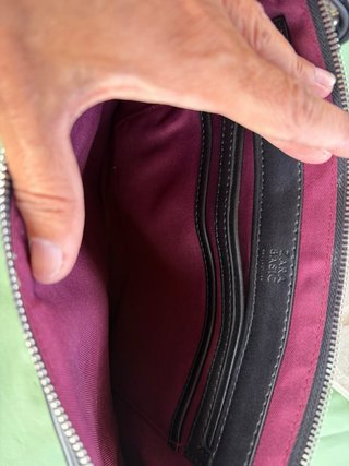 Bolso Cartera Zara Negro y Amarillo
