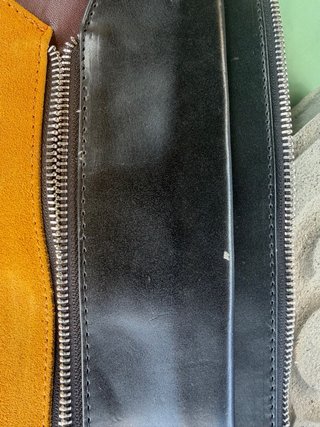 Bolso Cartera Zara Negro y Amarillo