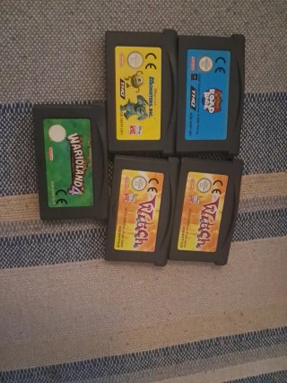 Juegos Nintendo GBA Road Rage, Witch, Monsters Inc