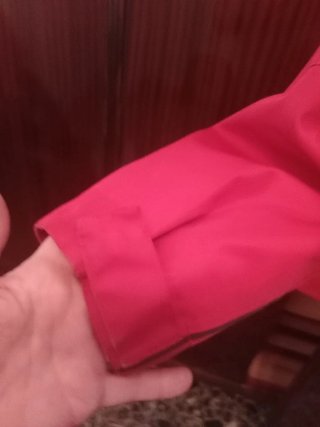 Cazadora de invierno roja