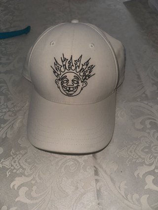 Gorra Vans Blanca con Dibujo Caricatura