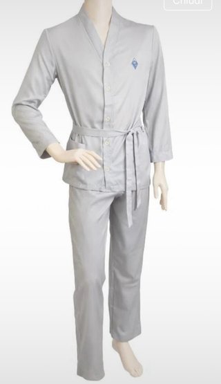 Pigiama Uomo Porlin Style Grigio