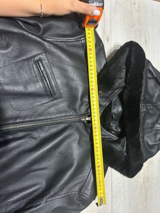 Giacca vera pelle nera