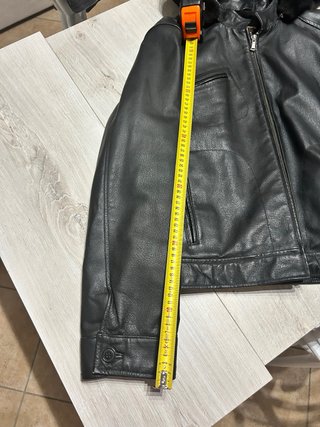 Giacca vera pelle nera