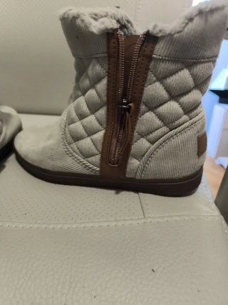 Botines mujer beige y marrones H&M