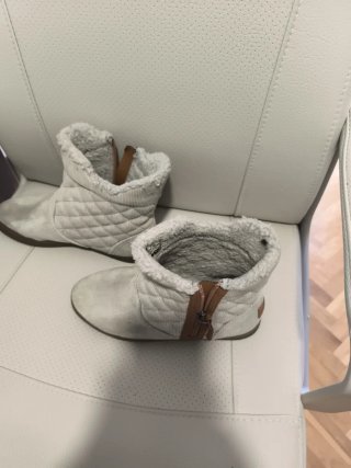 Botines mujer beige y marrones H&M