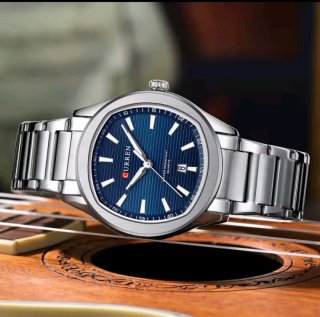 Reloj Curren de Acero Plateado