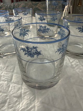 Juego de 6 vasos con cubitera