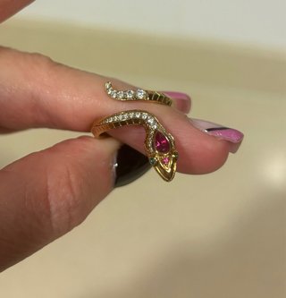 Anillo Thomas Sabo Serpiente Ajustable Original