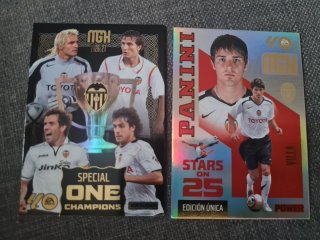 Lote 2 Cromos Panini Valencia Stars On 25