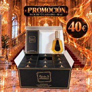 Pack 12 Perfumes Árabes Khamrah 50ml