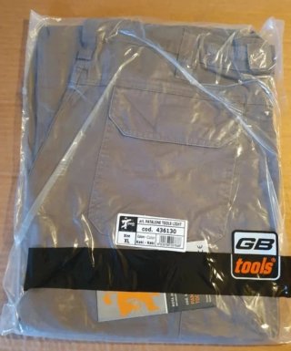 Pantaloni GB Tools XL Kaki Cotone Nuovi