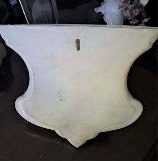 Jarrón de Pared de Cerámica Antiguo