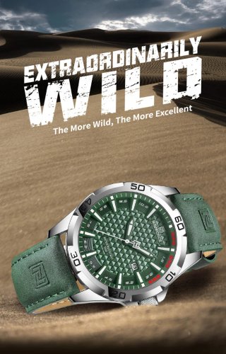 Reloj NAVIFORCE Verde y Plateado