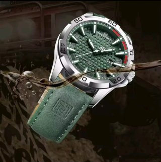 Reloj NAVIFORCE Verde y Plateado