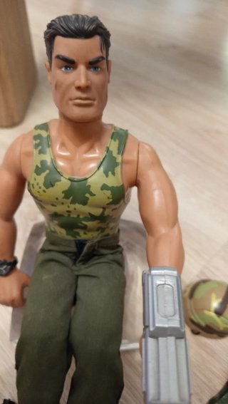 Muñeco Action Man con accesorios