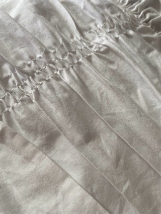 Body Blanco Fruncido de Tirantes Talla M