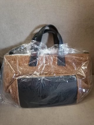 Bolso Firenze Art Marrón Cuero Nuevo