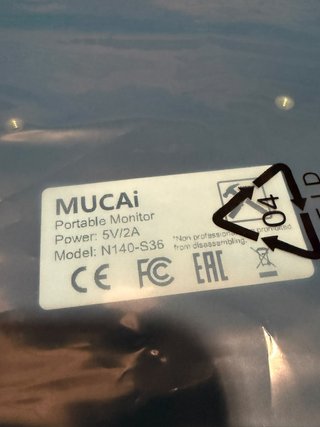 Monitor Portátil MUCAI 14