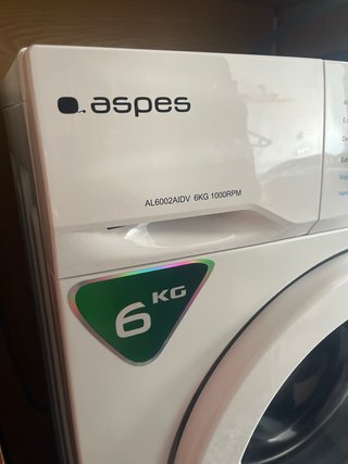Lavadora Aspes 6kg