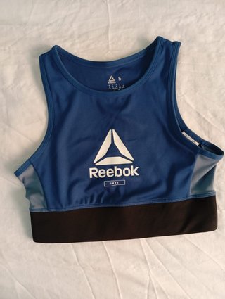 Top deportivo Reebok Speedwick azul Talla S