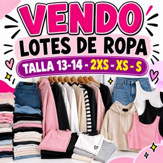 Lote de ropa variada.