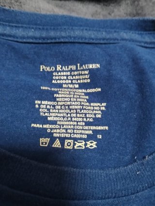 Camiseta Polo Ralph Lauren Azul Talla M