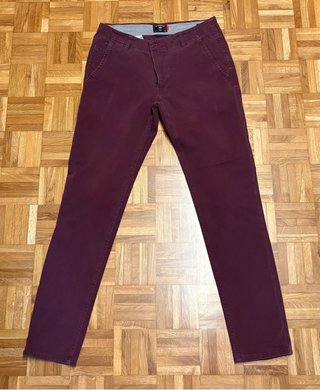 Pantalón Dockers Hombre Granate Talla M