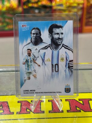 Carta Topps Now Lionel Messi - The End of an Era