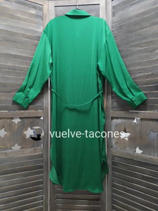 Vestido camisero o kimono ♡ Stradivarius * talla L
