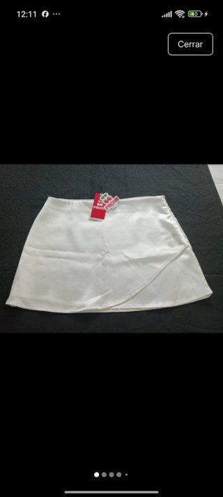 Minifalda Blanca Pacha