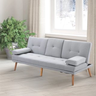 Sofá cama reclinable de 3 plazas estilo escandinav