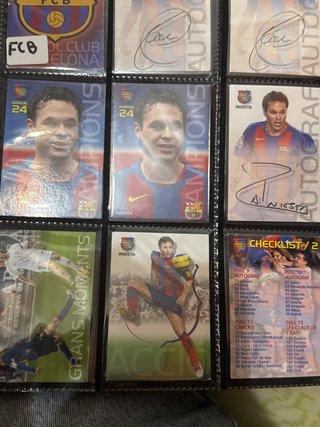Cromo Iniesta FC Barcelona DORSAL 24
