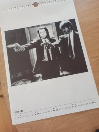 Calendario Pulp Fiction 1996