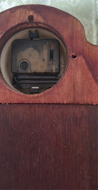 Radio Reloj Antiguo Madera