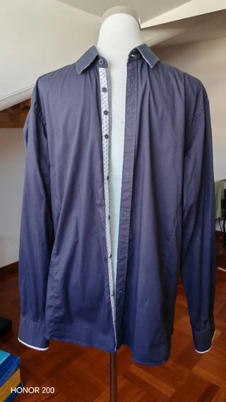 Camicia uomo blu Nuvolari taglia L