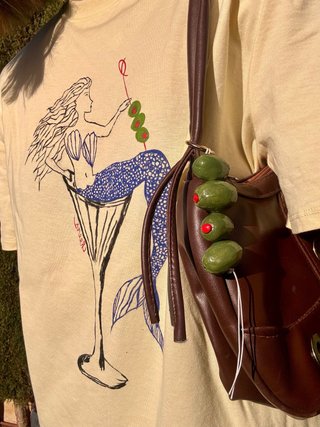 Charm de Aceitunas para Bolso o Llavero aceitunas