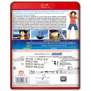 ONE PIECE 3D Bluray (Animazione, Avventura)