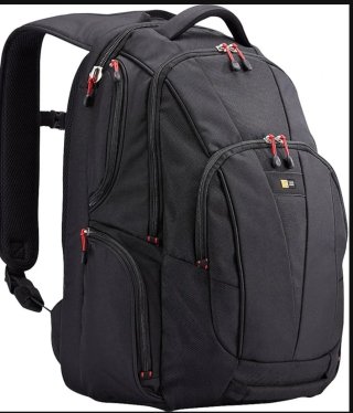 Mochila portátil Case Logic negra sin estrenar
