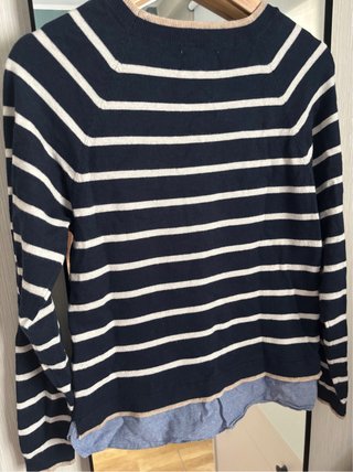 Jersey mujer de Springfield rayas azul y blanco.